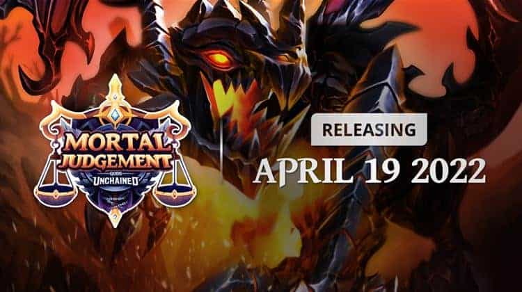 Gods Unchained - Mortal Judgement set release 2022