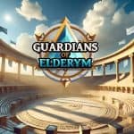 Guardians of Elderym - Arena with logo - Gods Unchained